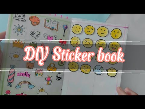 How To Make Stickers Storage Book/ Diy Stickers Book / Diy Journal ...