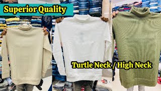 Most Demanded Turtle Neck | High Neck T-shirts with superior Quality fabric. Mm big sale | Malad