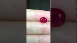 Unheated Mogok Ruby