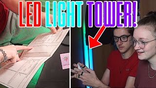 'PROFESSIONALLY' UNBOXING NEW LED LIGHT TOWER!!!
