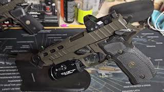 Sig P226 Legion with upgrades.