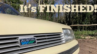 Our Austin Montego Restoration Is FINISHED! The Reveal