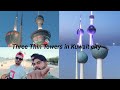 Three Thin towers in Kuwait city 😍