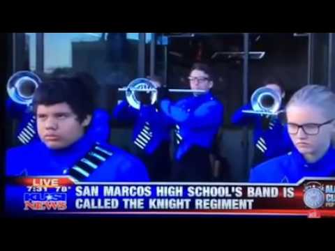 Knight Regiment - KUSI Alarm Clock Pep Rally 9/11/2015 - YouTube