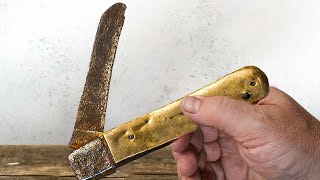 Old Rusty Knife Restoration - An Awesome Outcome