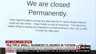 Efforts to help small businesses in Tucson