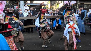 入曽の獅子舞を見に行く　前半　2024年10月20日