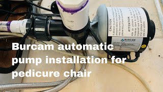 Burcam automatic pump installation