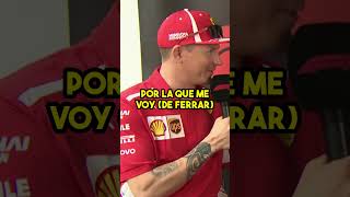 Kimi Raikkonen no aprendió italiano en su paso por Ferrari