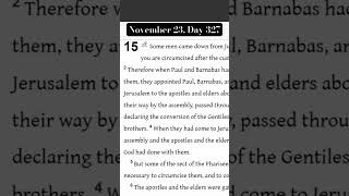 Day 327 of Reading the Bible in Chronological Order!#bible #christmas #jesus #religion #christ #god