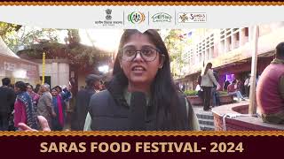 SARAS Food Festival Is Back! 🎉Savor the finest regional delicacies from across India ||