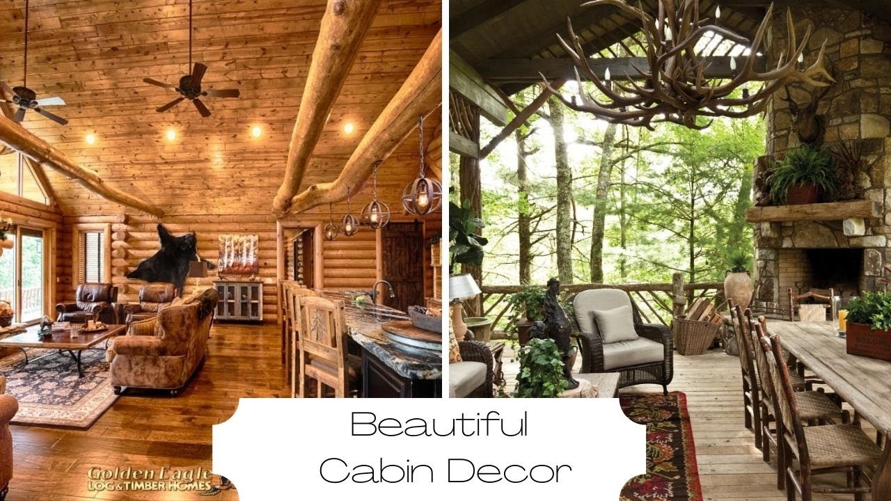 Rustic Cabin Interior Design Ideas Cabinets Matttroy