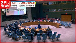 【ウクライナ侵攻】ザポリージャ原発砲撃相次ぐ…国連安保理で協議も“議論は平行線”