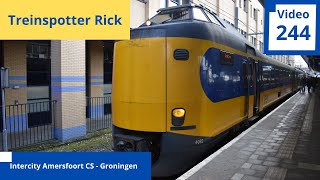 ICMm 4032 \u0026 4202 vertrekken vanuit Amersfoort CS als Intercity Groningen || 11-02-2023 || TSR