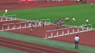 2016年 近畿ユース 2年男子110mH 決勝