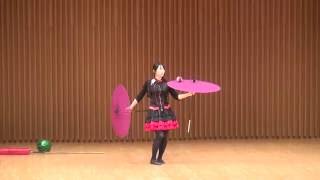 JJF2016 Championship umbrella / parasol juggling Mio Yadori