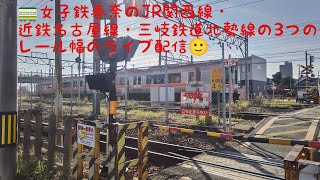 【🛤女子鉄春奈のJR関西線・近鉄名古屋線・三岐鉄道北勢線の同時３線のライブ配信🚃桑名市】