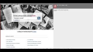 JSTOR tutorial Part 1