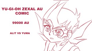 99000 AU- Yu-Gi-Oh  ZEXAL comic - Alit vs Yuma