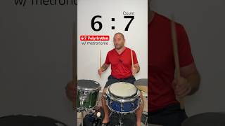6:7 #polyrhythms on #drums