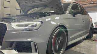 Audi RS3 Dyno 600 bhp