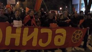 Протести во Прилеп за унитарна Македонија