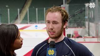 Instant Reaction | Frozen Four: @NDHockey vs. Michigan - Cal Burke (2018)