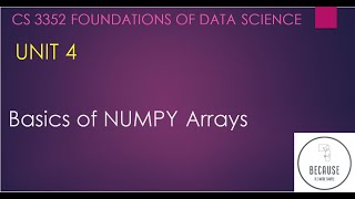 4.1 Basics of Numpy Arrays in Tamil