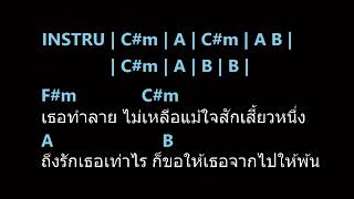 Guitar Backing Track อย่ากลับมา Hi-Rock ไฮ-ร็อก