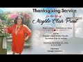 Thanksgiving  Service for the Life of Mayble  Clair  Prout