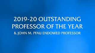 CSUSB's 2019-2020 Outstanding Professor of the Year