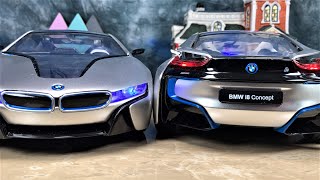 FULLY TRANSPARENT BMW i8 1/14 R/C - RASTAR (Unboxing) Review by CarsMond