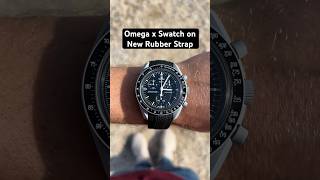 Omega x Swatch New Rubber Strap | Omega x Swatch Moonswatch Mission to the Moon Watch 🌙