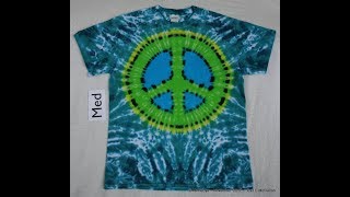 Tie Dye a Peace Sign tee ~ All in One