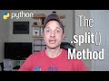 Beginner Python #3.2 - String Basics - The Split Method