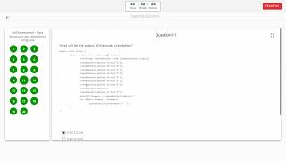 Data Structures and Algorithms using Java Self Assessment Answers Infosys Springsboard 100% correct