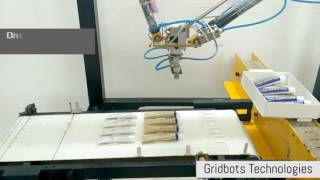 Robot Based Automatic Case Packer - Tube Packing System