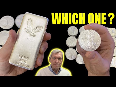 Is it better to buy silver coins or bars?