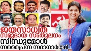 സിപിഎം സ്ഥാനാര്‍ത്ഥി നിര്‍ണ്ണയത്തിന് ഏക മാനദണ്ഡം ജയസാധ്യത I CPM Candidates list