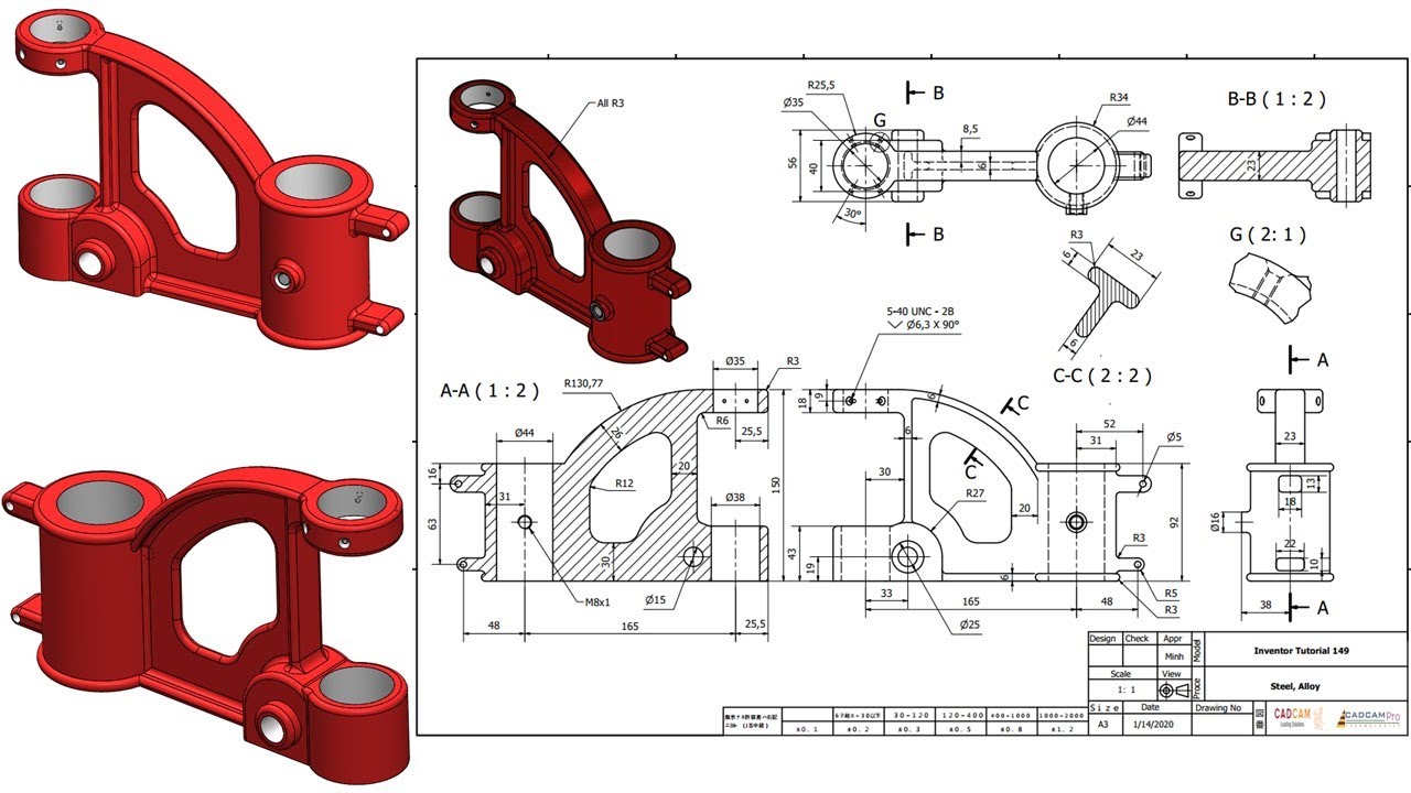 Solidworks Drawing Basics Model View Projected View S Vrogue Co Solidworks Drawing Basics Model View Projected View S Vrogue Co