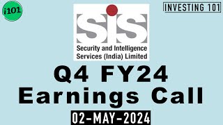 SIS LIMITED Q4 FY24 Earnings Call | SIS LIMITED FY24 Q4 Concall