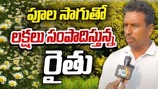 Chamanthi Flower Cultivation | పూల సాగుతో లక్షలు సంపాదిస్తున్న రైతు | Agri Tips | 10TV