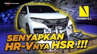 Pemasangan Full Noisekill Peredam Mobil HR-V punya HSR Wheel di Angkasa Motor