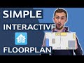 Simple Interactive Floorplan in Home Assistant - No fancy software or custom cards
