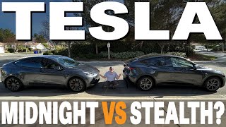 The BATTLE of Grey! Tesla Stealth VS Midnight Silver