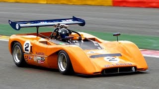 The Sound of Can-Am! McLaren M8C, M8F, M1C, Lola, Chevron, Shadow \u0026 More!