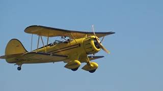 WACO Fly-in 2017; WACO YMF takeoff!