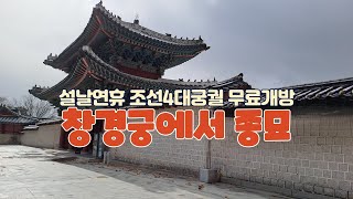 창경궁에서 종묘개방 #창경궁 #종묘 #세계유산