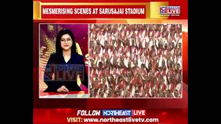 Assam Creates History with Record-Breaking Jhumoir Dance Performance at Sarusajai Stadium