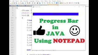 Progress Bar in java without using a JProgressBar tool||jprogressbar tool||Qodehelp